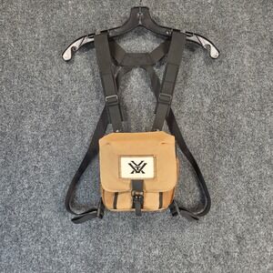 Vortex Optics GlassPak Binocular Harness Chest Rig Tan Brown Adjustable Straps